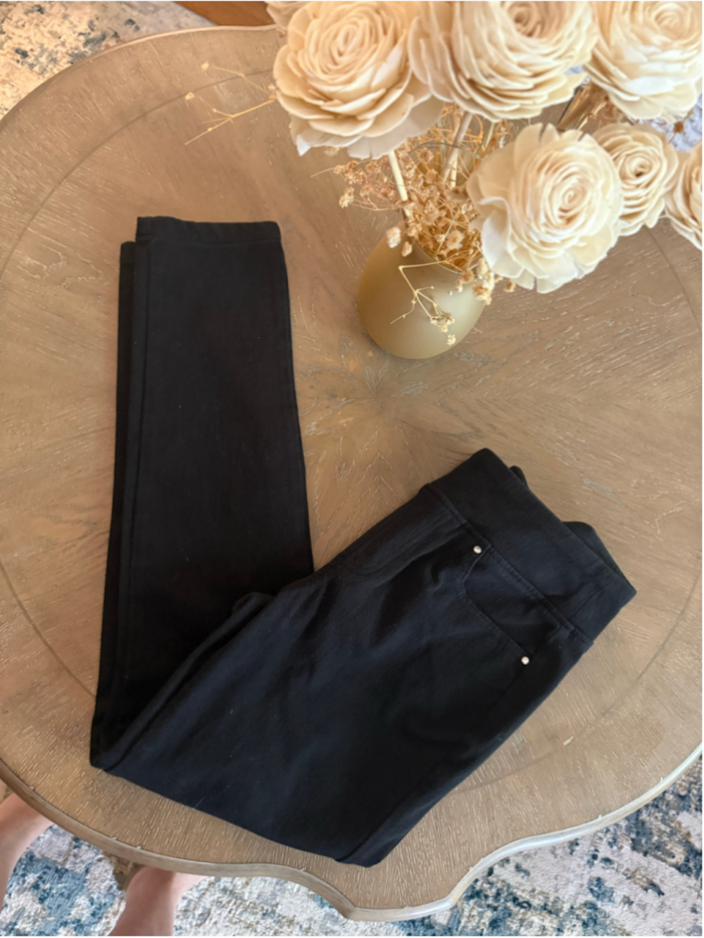 Women's Belle by Kim Gravel Black Leggings Size 10